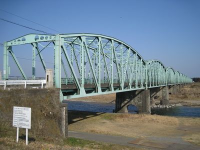 鬼怒橋 西端南側より