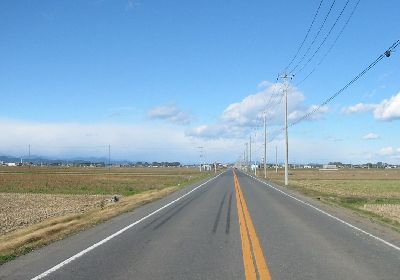 下都賀西部広域農道 栃木市藤田町