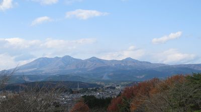長峰公園 シンボルタワーより望む高原山