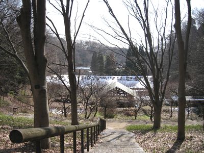 一本杉公園の展望テラス