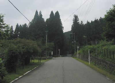 埼玉県道53号青梅秩父線 横瀬町松枝