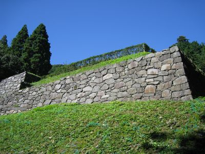 八王子城跡 虎口の石垣