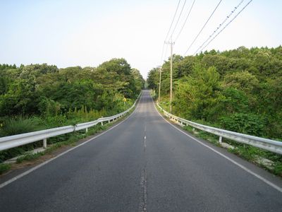 大山広域農道 大山町門前