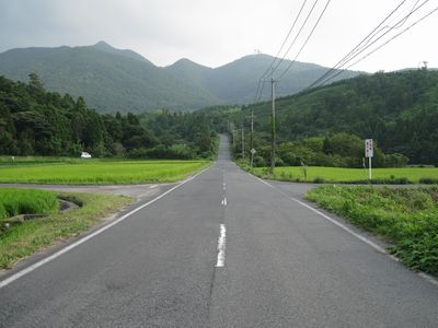 大山広域農道 大山町長田