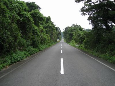 大山広域農道 米子市淀江町西尾原