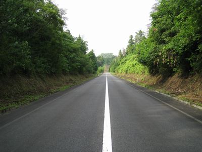東伯中央広域農道 北栄町西高尾