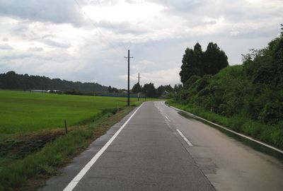 富山県道158号女川谷口線 立山町四谷尾