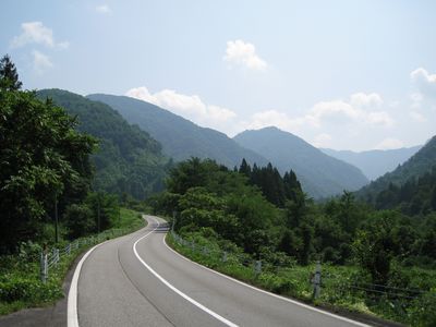 立山街道 富山県道6号富山立山公園線 立山町七姫平