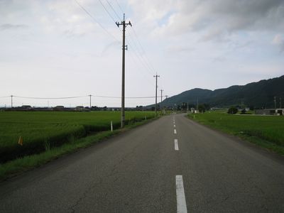 新川スーパー農道 朝日町細野
