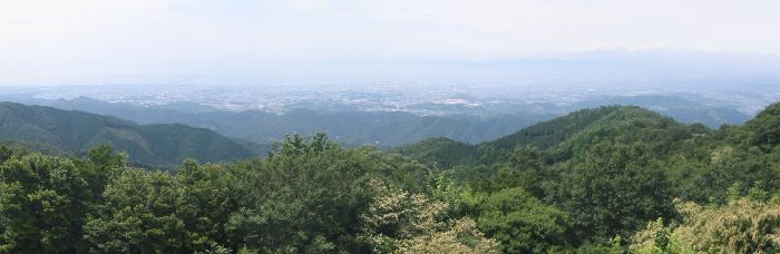 葛城山より望む大阪湾方面