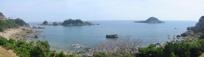 陸の黒島・沖の黒島