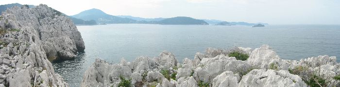 白崎展望台より