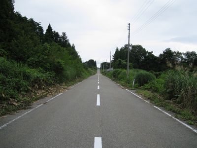 置賜西部広域農道 白鷹町鮎貝