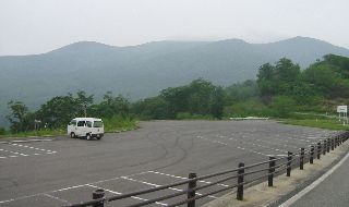 白布峠の駐車場