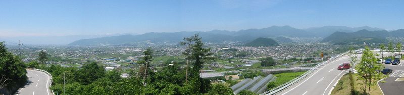 フルーツラインの展望所