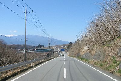 山梨県道29号甲府中央右左口線 中央市木原