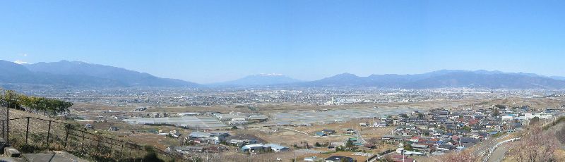 見晴らしの丘からの眺め