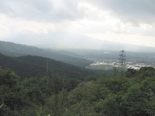 二十曲峠より富士山方向を望む