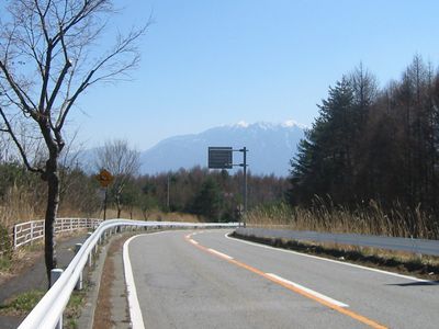 八ヶ岳高原ライン 北杜市小淵沢町