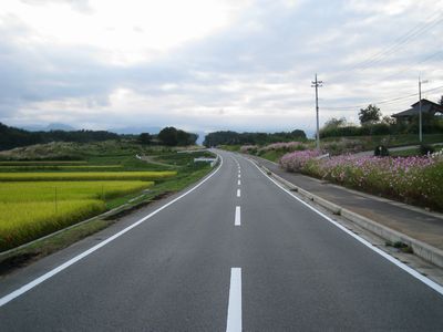八ヶ岳南地区広域農道 北杜市高根町小池
